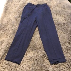 Navy pants.